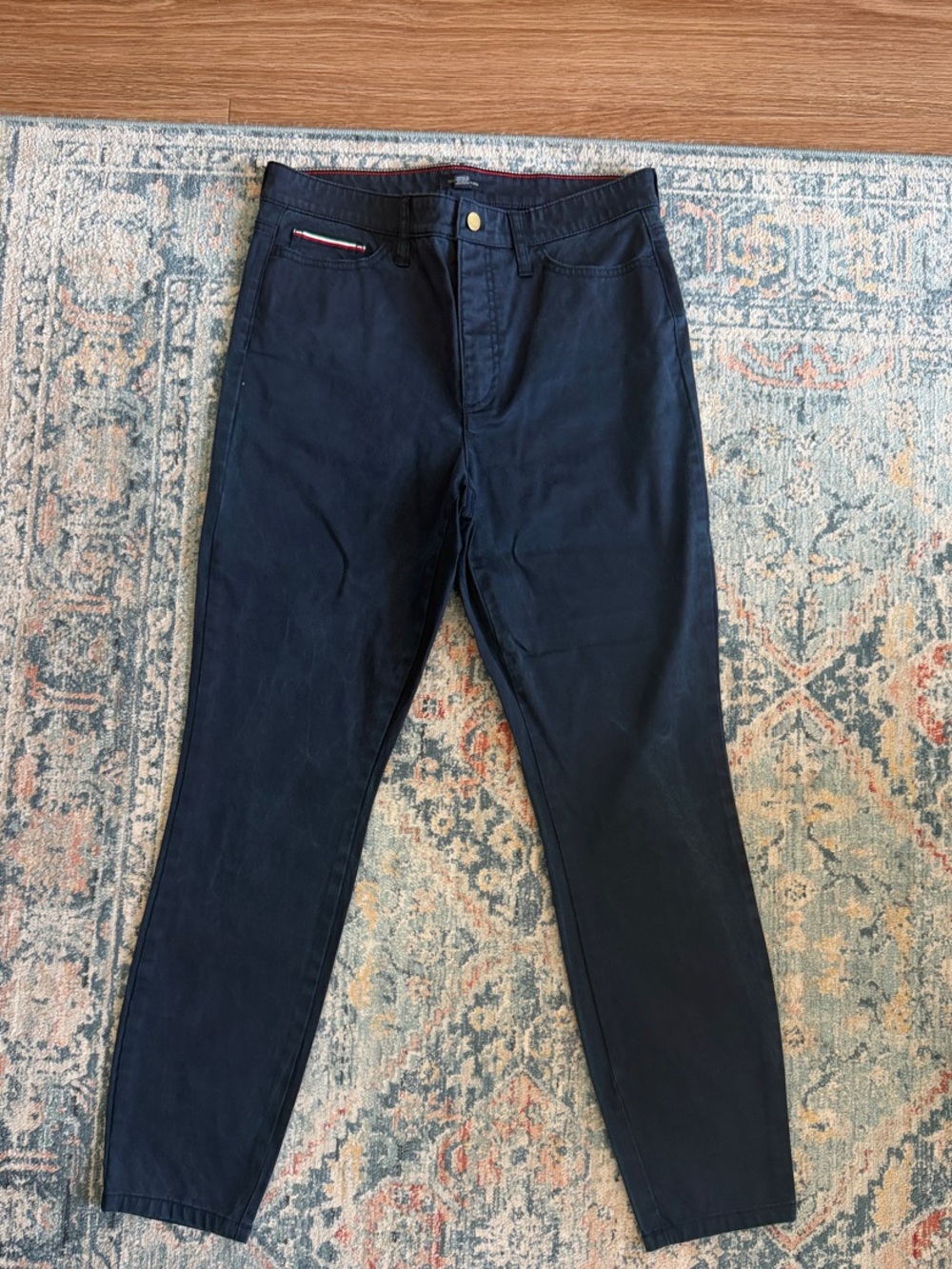 Tommy Hilfiger Women's Navy Skinny Pants